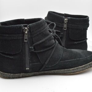 UGG Black and Tan Boots